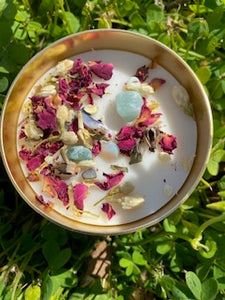 Natural Handmade soybean candle  / Velas de cera de soja organica